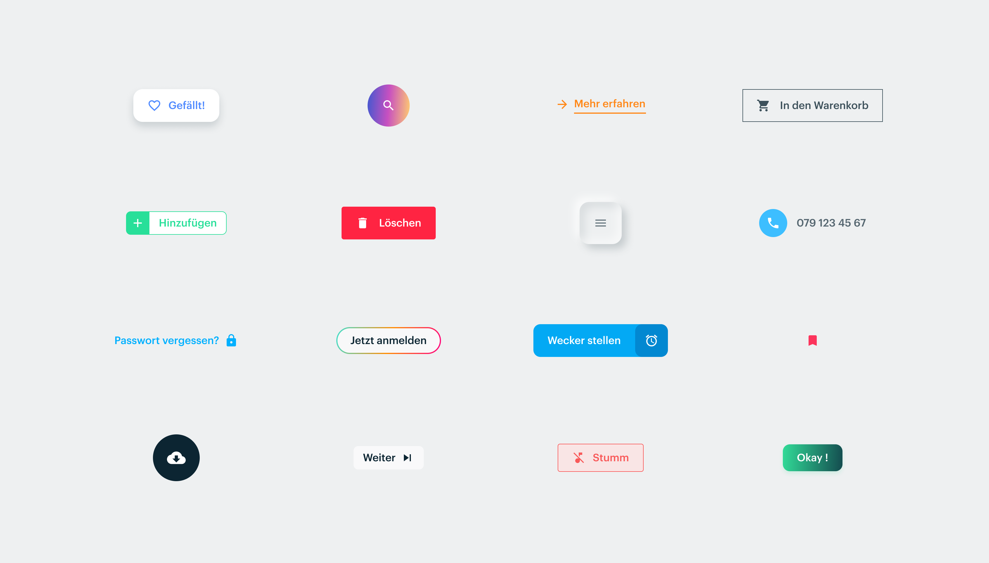online button design